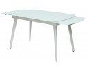 Стол ELIOT 120 FROSTED SUPER WHITE белое матовое стекло/ белый каркас в Кургане