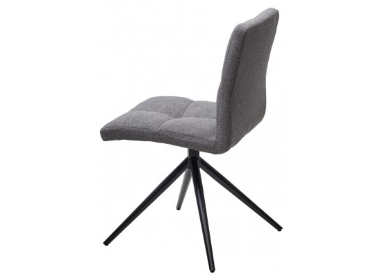 Стул SALLIE 360 град. поворот. VT6037-16 серый, ткань/ черный / Товарный знак DISAUR в Кургане