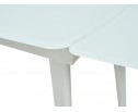 Стол ELIOT 120 FROSTED SUPER WHITE белое матовое стекло/ белый каркас в Кургане