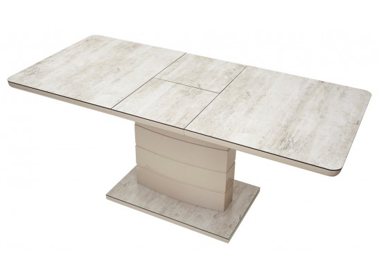 Стол ALTA 140 BEIGE/ CAPPUCINO глазурованное стекло в Кургане