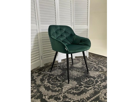 Стул BREEZE BLUVEL-78 GREEN, велюр / черный каркас, велюр в Кургане