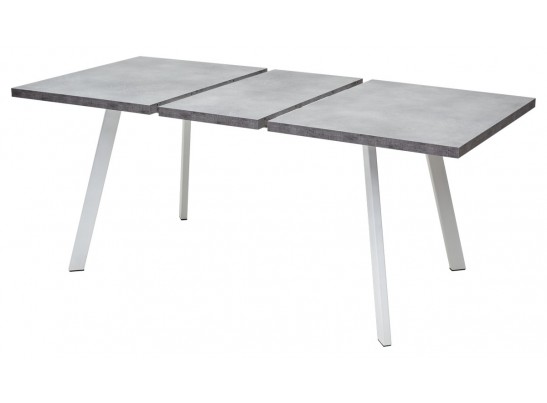 Стол BRICK M 120 Бетон Портленд/ Белый в Кургане
