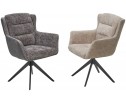 Стул GARLAND 360 град. поворот. HAGA-30 Бежевый, ткань/ GINO-101 Бежевый, ткань/ Черный, ®DISAUR