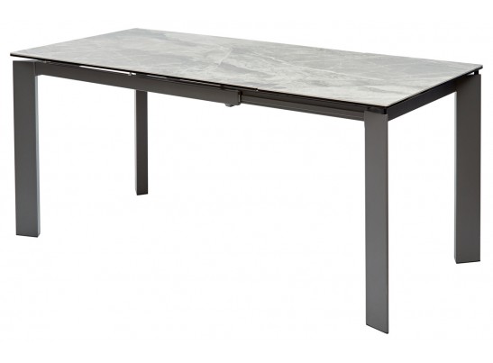 Стол CORNER 120 ITALIAN DARK GREY Серый мрамор глянцевый, керамика/ GREY1 в Кургане