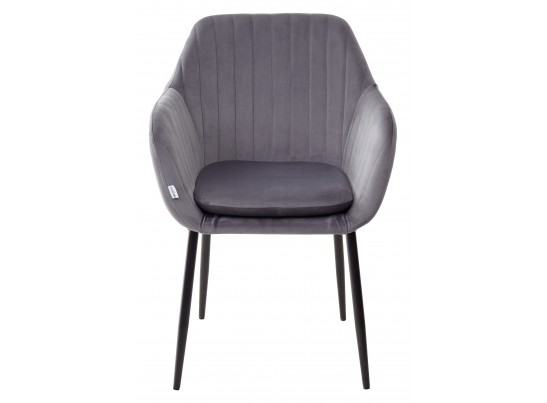 Стул ALABAMA BLUVEL-14 GREY, велюр / черный каркас в Кургане