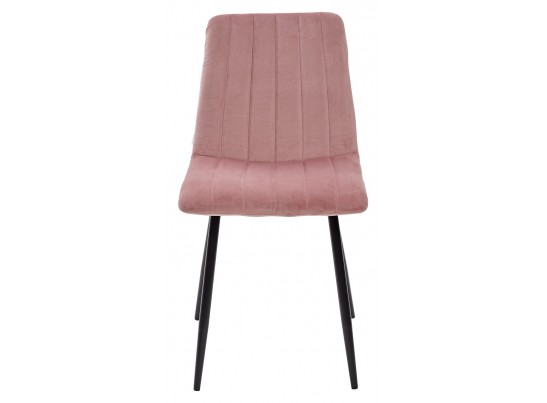 Стул DUBLIN G108-15 пепел розы/ черный каркас, велюр в Кургане