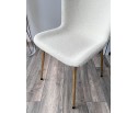 Стул RIYA UF992-01 Белый, teddy / золотой каркас в Кургане