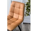 Стул CHILLI-Q SQUARE Oracul 542 Темно-желтый, экокожа PU / черный каркас, в Кургане