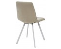 Стул CHILLI SQUARE UF860-01B бежевый, ткань/ белый каркас в Кургане