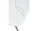 Стол BUSHES 120 WHITE/Stainless steel в Кургане