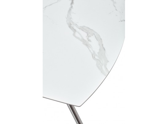 Стол BUSHES 120 WHITE/Stainless steel в Кургане