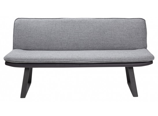 Скамья MALDEN GREY, ткань + экокожа в Кургане