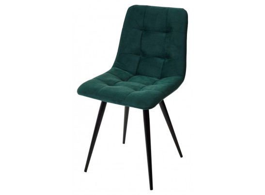 Стул CHILLI-Q зеленый #19, велюр / черный каркас, 4 шт/ 1 к, в Кургане