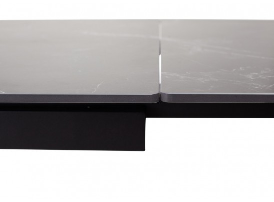 Стол FORIO 160 MATT BLACK MARBLE SOLID CERAMIC / BLACK, ®DISAUR в Кургане