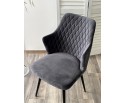 Стул HERMAN 360 град. BM-3 ТЕМНО-СЕРЫЙ, велюр / черный каркас в Кургане