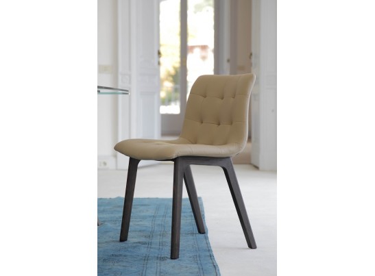 Стул KUGA 40.38 (G093 хром/ TR505 белый, экокожа) в Кургане