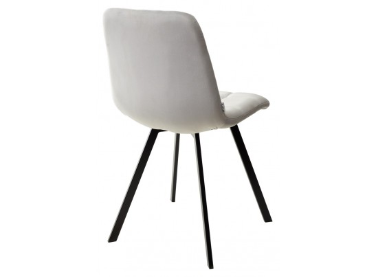 Стул CHILLI SQUARE BLUVEL-03 светло-серый, велюр / черный каркас в Кургане