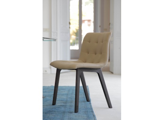 Стул KUGA 40.38 (G093 хром/ TR505 белый, экокожа) в Кургане