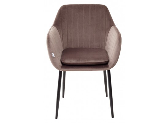 Стул ALABAMA BLUVEL-38 LATTE, велюр / черный каркас в Кургане