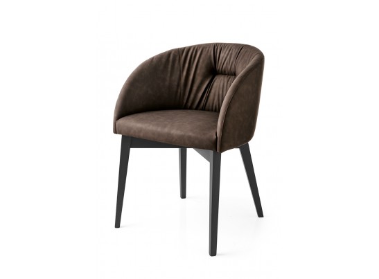 Стул ROSIE SOFT CB/1910, BCH P132 GRAPHITE/ VENICE S0G SOIL BROWN в Кургане