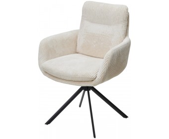 Стул DAREM Белый вельвет Davis lincoln-03n / черный каркас, ®DISAUR