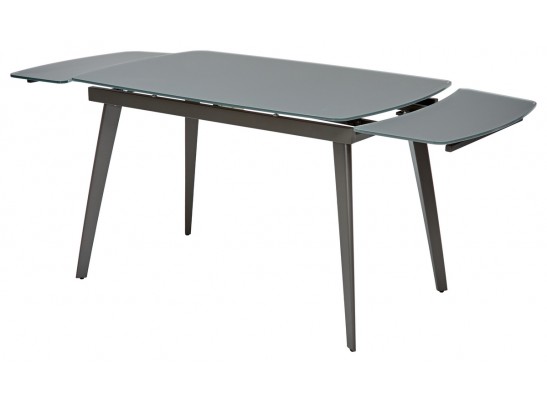 Стол ELIOT 120 GREY1 матовое серое стекло/ GREY1 каркас в Кургане