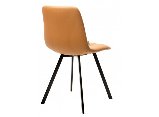 Стул CHILLI-Q SQUARE Oracul 542 Темно-желтый, экокожа PU / черный каркас, в Кургане