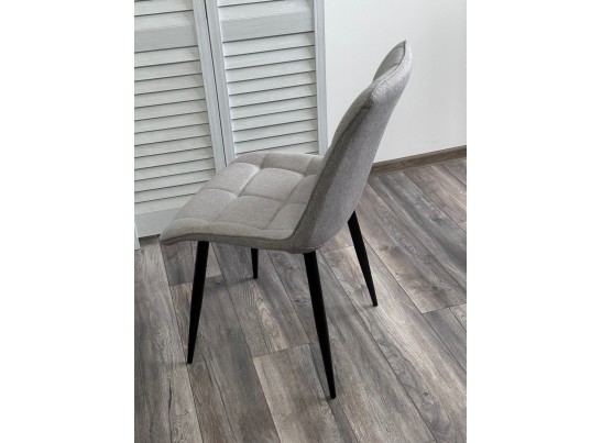 Стул CHIC VF-19/ VF-20 светло-серый/ серый/ черный каркас, ткань в Кургане