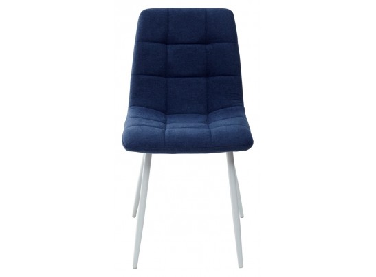 Стул CHILLI UF860-14B полночный синий, ткань/ белый каркас в Кургане