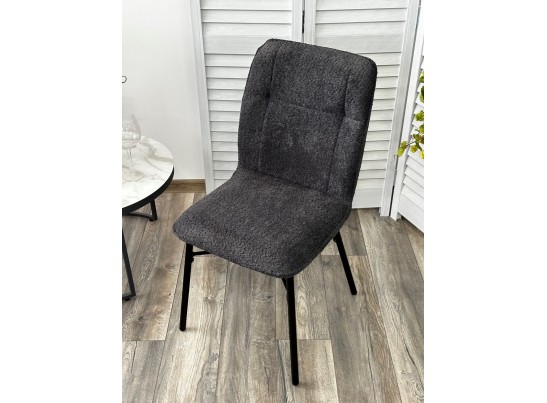 Стул COMO UF998-16 темно-серый, букле / черный каркас / Товарный знак DISAUR в Кургане