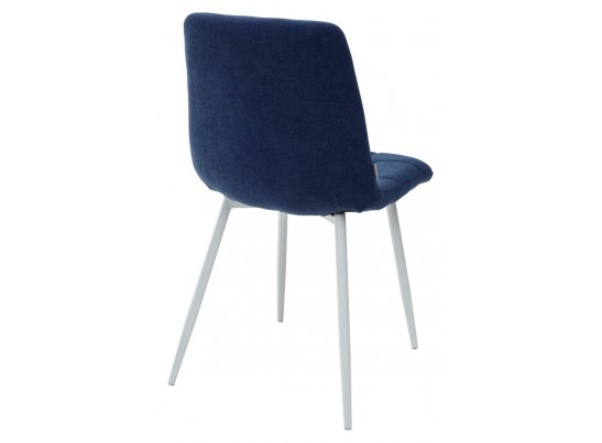 Стул CHILLI UF860-14B полночный синий, ткань/ белый каркас в Кургане