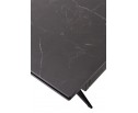 Стол FORIO 160 MATT BLACK MARBLE SOLID CERAMIC / BLACK, ®DISAUR в Кургане