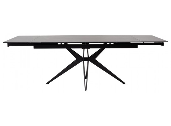 Стол FORIO 160 MATT BLACK MARBLE SOLID CERAMIC / BLACK, ®DISAUR в Кургане