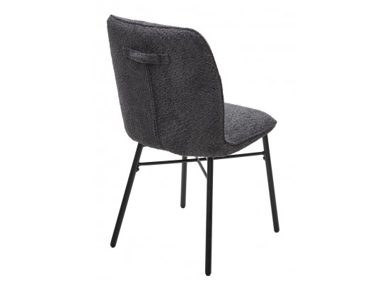 Стул COMO UF998-16 темно-серый, букле / черный каркас / Товарный знак DISAUR в Кургане