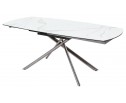 Стол BUSHES 120 WHITE/Stainless steel в Кургане