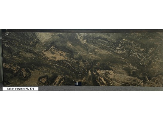 Стол CREMONA 140 KL-176, итальянская керамика/ черный каркас, ®DISAUR в Кургане