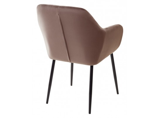 Стул ALABAMA BLUVEL-38 LATTE, велюр / черный каркас в Кургане