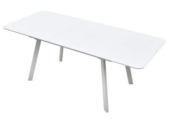 Стол ARUBA 140 WHITE/cупер белое глянцевое стекло в Кургане