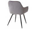Стул MALTA BLUVEL-14 GREY, велюр M-City в Кургане