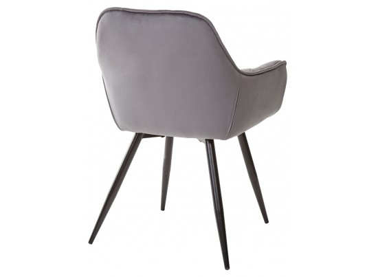 Стул MALTA BLUVEL-14 GREY, велюр M-City в Кургане