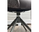 Стул ANABEL 360 град. поворот Черный Maison 99# / OTE COBBLE 457 / серый каркас, ®DISAUR в Кургане