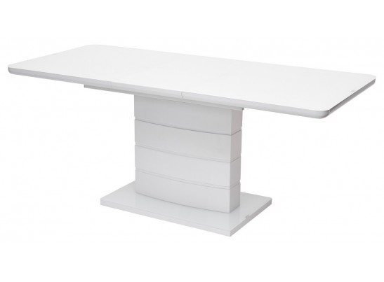 Стол ALTA 140 WHITE / супер белое глянцевое стекло в Кургане