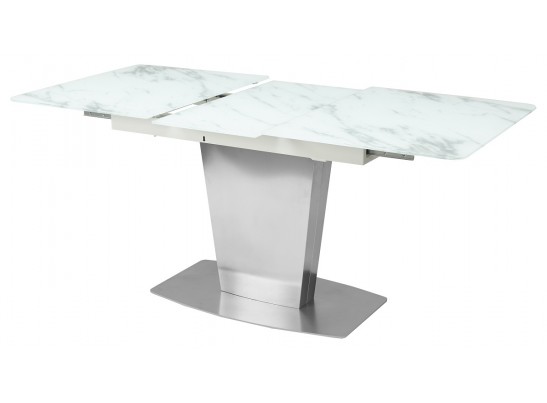 Стол CASTSTEEL 130 GLASS ПОД МРАМОР в Кургане