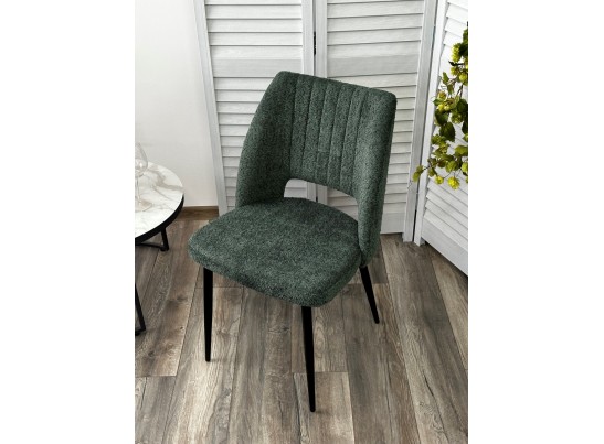 Стул LONDON UF998-11 малахит, букле / черный каркас / Товарный знак DISAUR в Кургане