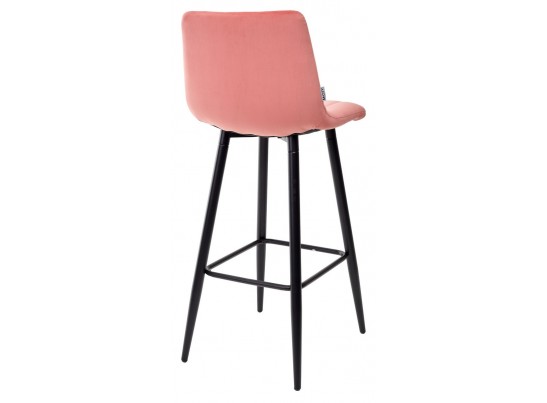 Барный стул DERRY G108-17 живой коралл, велюр в Кургане