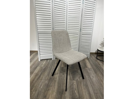 Стул ELVIS WZ2042-02 светло-бежевый фактурный велюр / черный каркас в Кургане