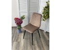 Стул DUKE BLUVEL-40 BEIGE, велюр / черный каркас в Кургане
