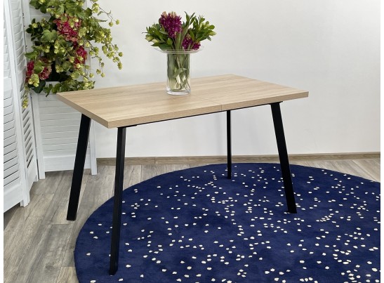 Стол ФИН 120 Дуб Бардолино/ черный каркас в Кургане