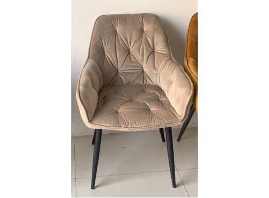 Стул TROY BLUVEL-40 BEIGE, велюр/ черный каркас в Кургане