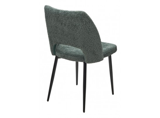 Стул LONDON UF998-11 малахит, букле / черный каркас / Товарный знак DISAUR в Кургане